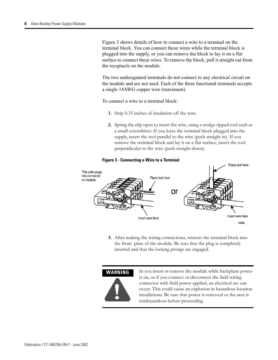 Rockwell Automation 1771-P4S_P6S_P4S1_P6S1 Power Supply Modules Installation Instructions User Manual | Page 8 / 16