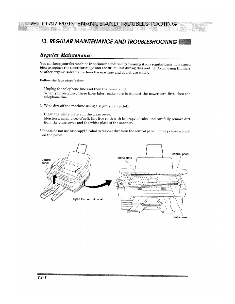 Regular maintenance | Brother 2500ML User Manual | Page 116 / 132