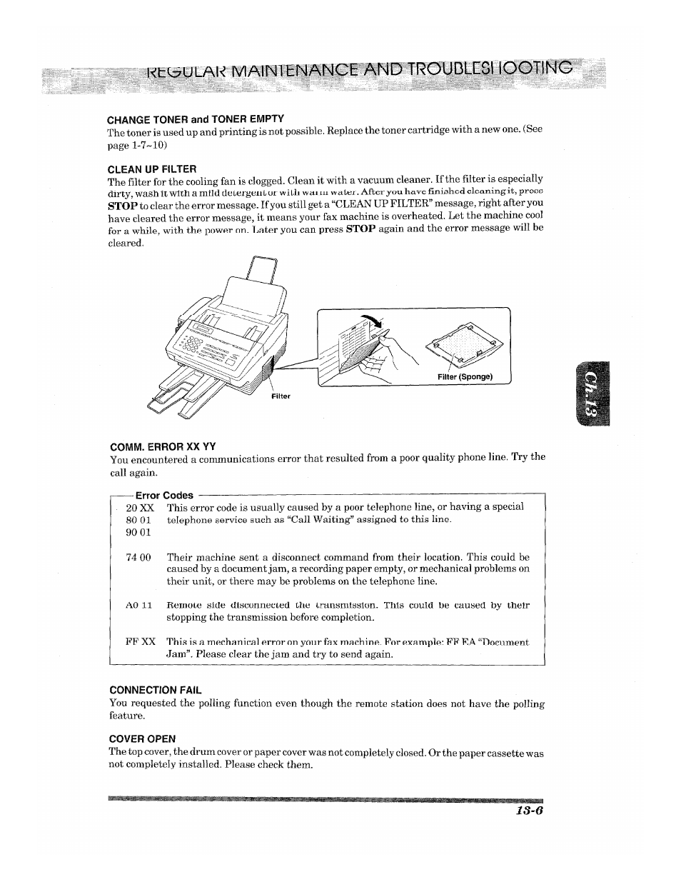 Tcc7ljl/^r main and troubleshooting | Brother 2500ML User Manual | Page 121 / 132