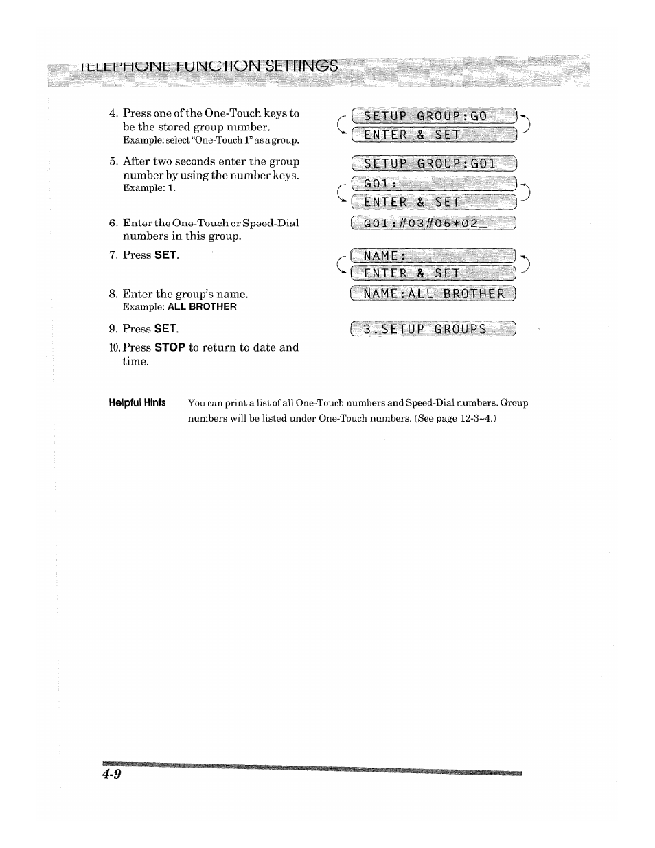 T s eto p; groafftso f r.n.t£'ftset, F- name; all 1, rrokes3, I %::,serur sroiips^n | Brother 2500ML User Manual | Page 48 / 132