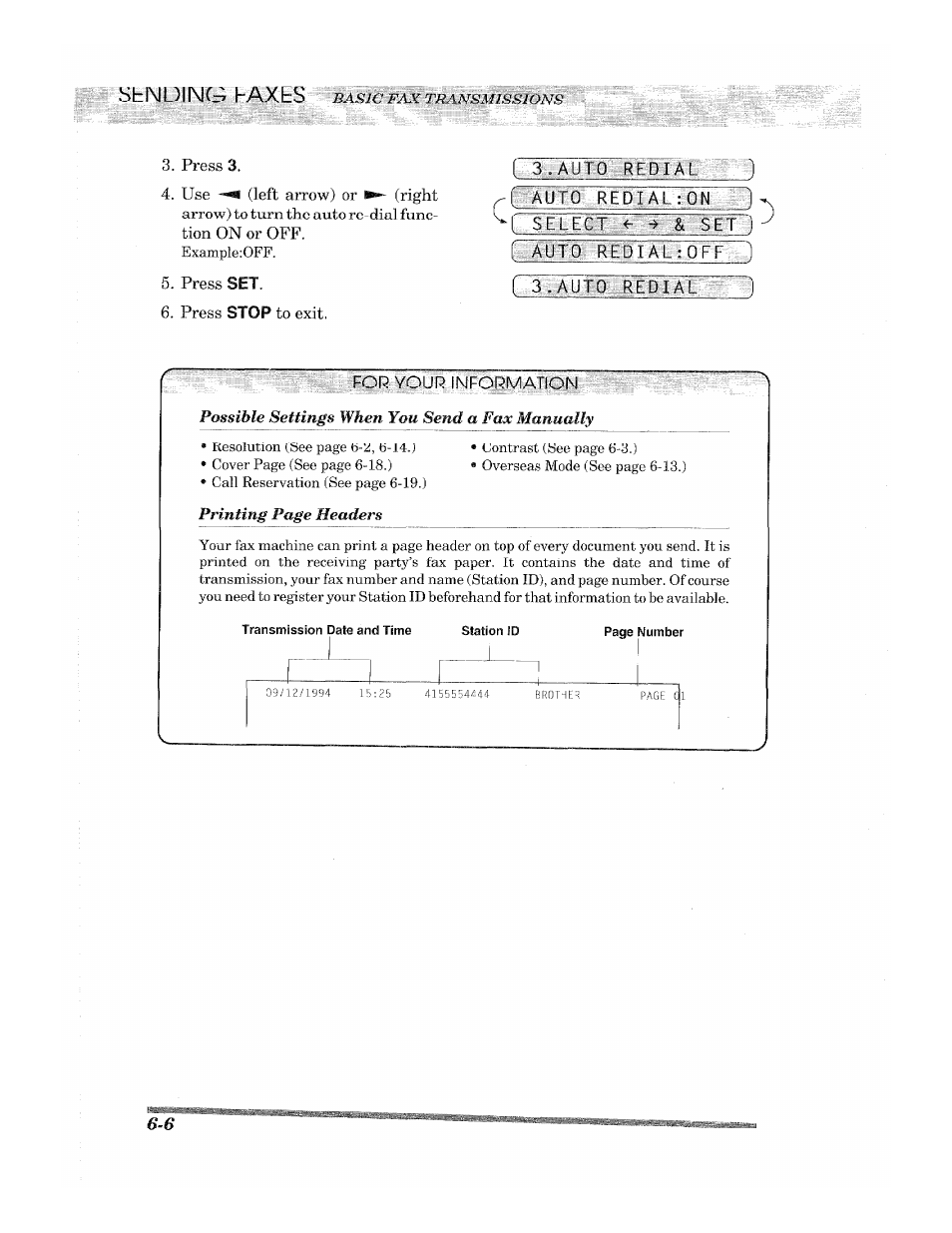 Press 3, Press set, Press stop to exit | Aui0 rfoiai 1, Au 10 ftehlaliof^l [ 3-.autq;': reotal, For your information | Brother 2500ML User Manual | Page 56 / 132