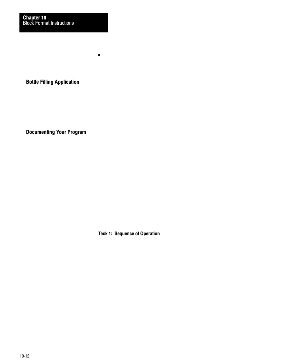 10ć12 | Rockwell Automation 1772-LV Mini-PLC - 2/15 Programmable Controller (Series B) Programming and Operations User Manual | Page 134 / 215