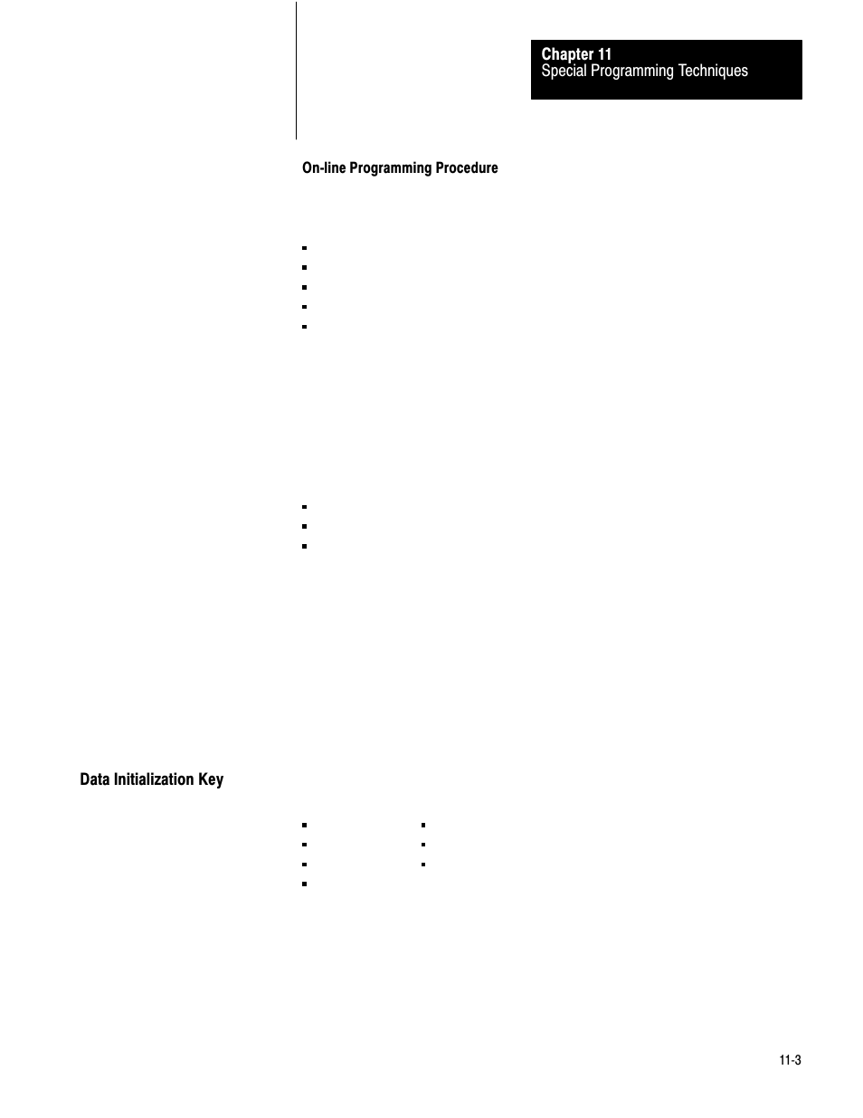 11ć3 | Rockwell Automation 1772-LV Mini-PLC - 2/15 Programmable Controller (Series B) Programming and Operations User Manual | Page 150 / 215