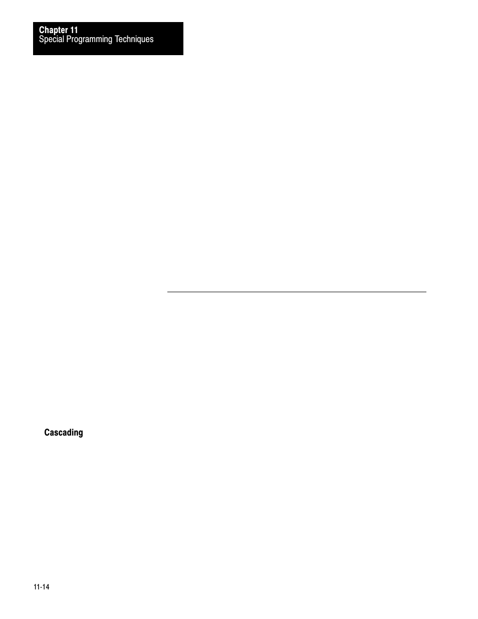 11ć14 | Rockwell Automation 1772-LV Mini-PLC - 2/15 Programmable Controller (Series B) Programming and Operations User Manual | Page 161 / 215
