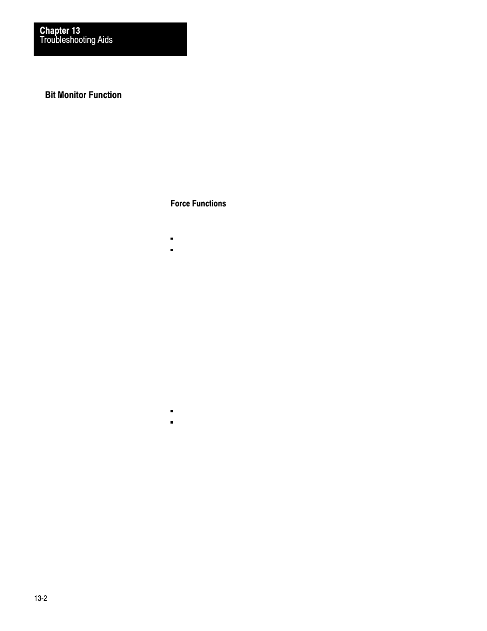 13ć2 | Rockwell Automation 1772-LV Mini-PLC - 2/15 Programmable Controller (Series B) Programming and Operations User Manual | Page 166 / 215