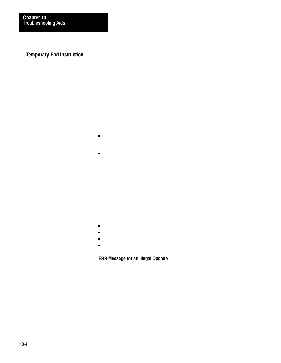 13ć4 | Rockwell Automation 1772-LV Mini-PLC - 2/15 Programmable Controller (Series B) Programming and Operations User Manual | Page 168 / 215