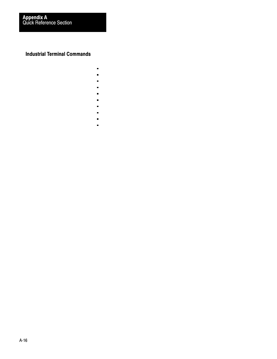 Ać16 | Rockwell Automation 1772-LV Mini-PLC - 2/15 Programmable Controller (Series B) Programming and Operations User Manual | Page 185 / 215