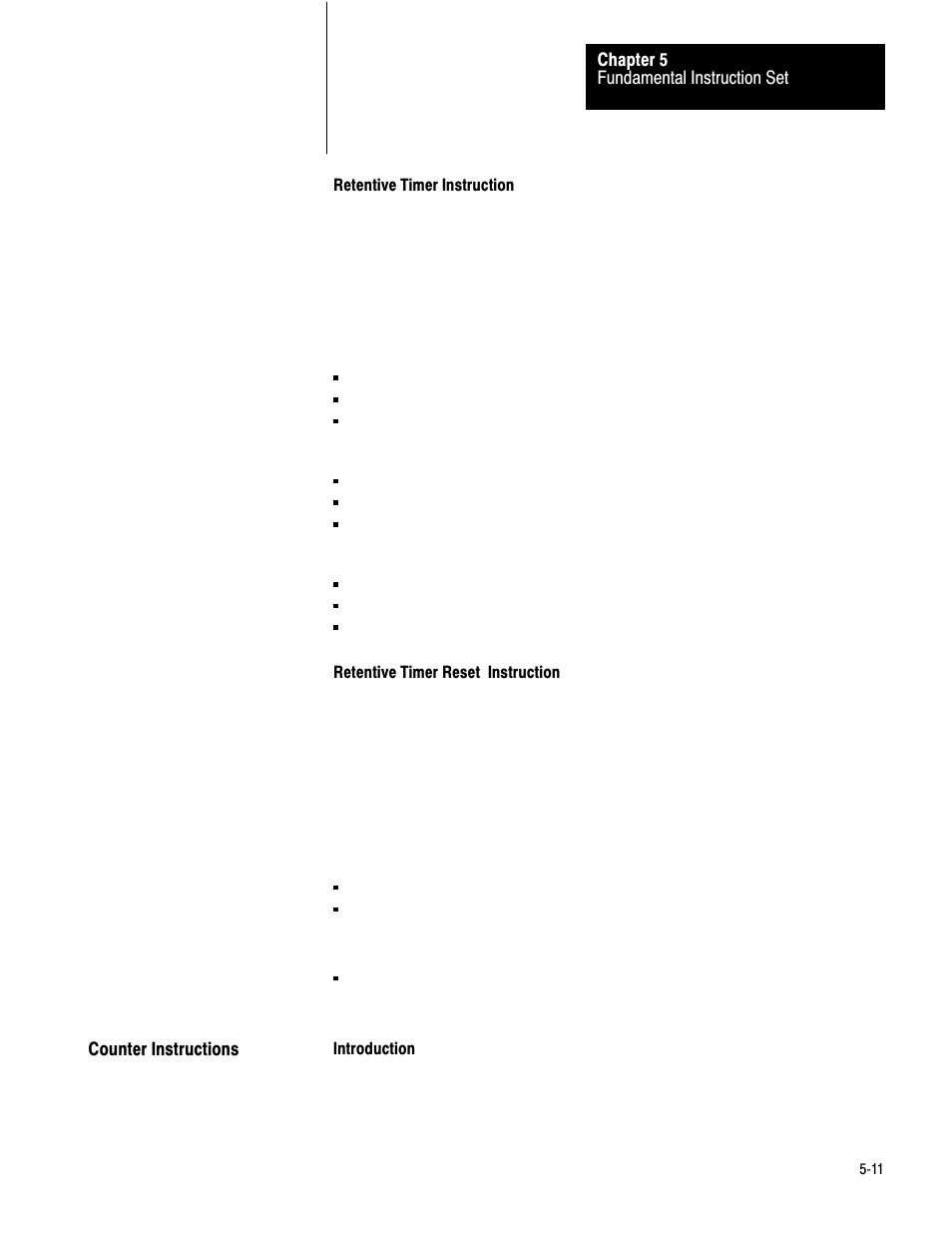 5ć11 | Rockwell Automation 1772-LV Mini-PLC - 2/15 Programmable Controller (Series B) Programming and Operations User Manual | Page 48 / 215