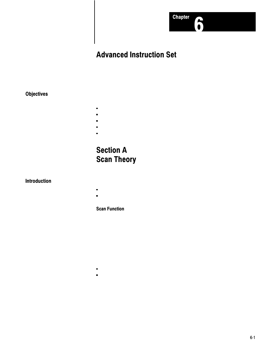 1772-6.8.2, 6 - advanced instruction set, Advanced instruction set | Rockwell Automation 1772-LV Mini-PLC - 2/15 Programmable Controller (Series B) Programming and Operations User Manual | Page 58 / 215
