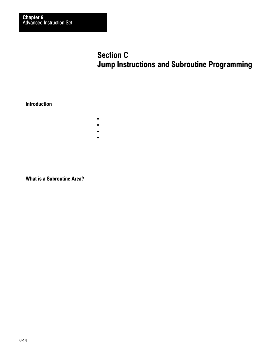 6ć14 | Rockwell Automation 1772-LV Mini-PLC - 2/15 Programmable Controller (Series B) Programming and Operations User Manual | Page 71 / 215