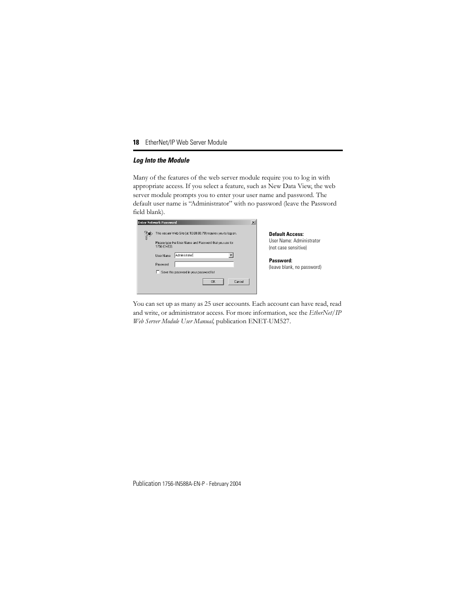 Rockwell Automation 1756-EWEB ControlLogix EtherNet/IP Web Server Module Installation Instructions User Manual | Page 18 / 30