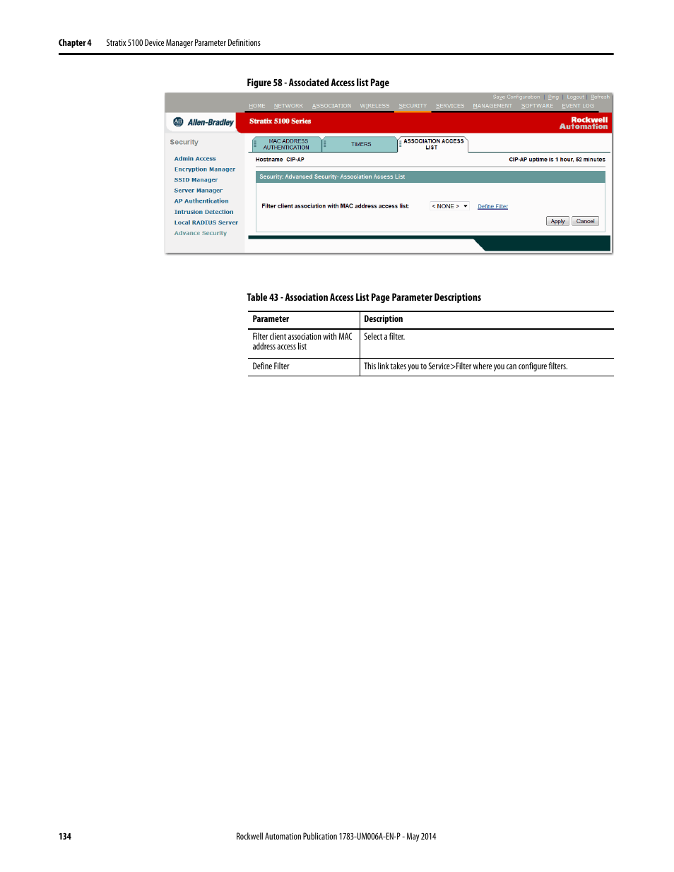 Rockwell Automation 1783-WAPxxx Stratix 5100 Wireless Access Point User Manual User Manual | Page 134 / 612