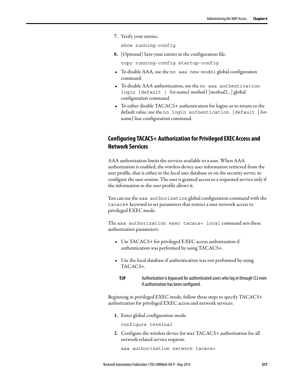 Rockwell Automation 1783-WAPxxx Stratix 5100 Wireless Access Point User Manual User Manual | Page 217 / 612