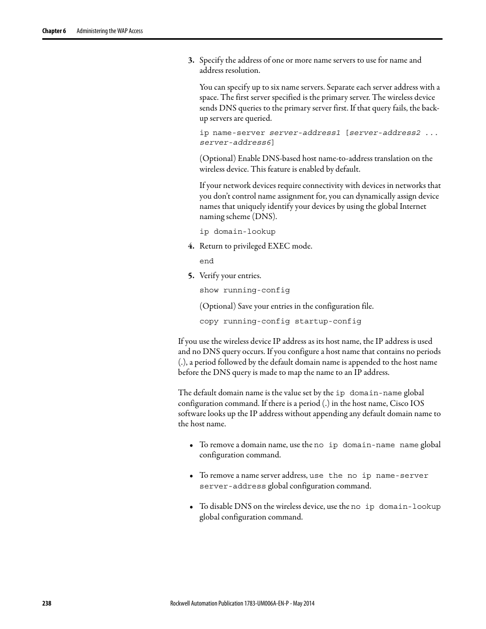 Rockwell Automation 1783-WAPxxx Stratix 5100 Wireless Access Point User Manual User Manual | Page 238 / 612