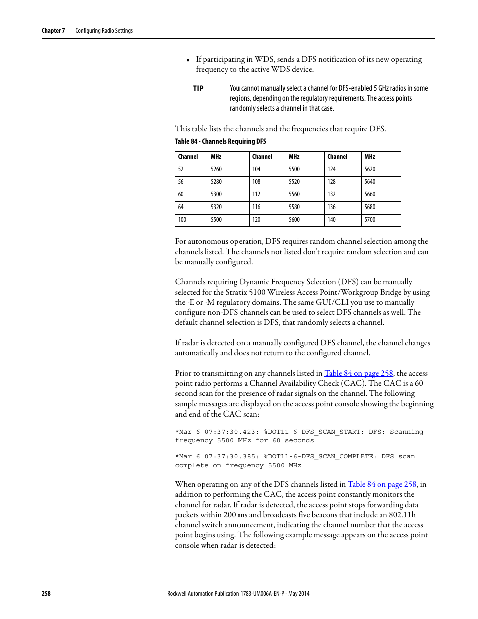 Rockwell Automation 1783-WAPxxx Stratix 5100 Wireless Access Point User Manual User Manual | Page 258 / 612