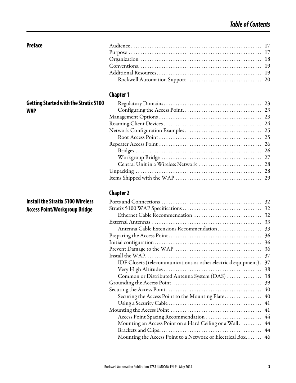 Rockwell Automation 1783-WAPxxx Stratix 5100 Wireless Access Point User Manual User Manual | Page 3 / 612