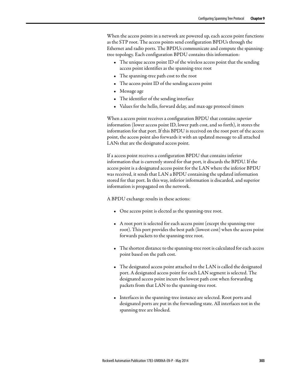 Rockwell Automation 1783-WAPxxx Stratix 5100 Wireless Access Point User Manual User Manual | Page 303 / 612