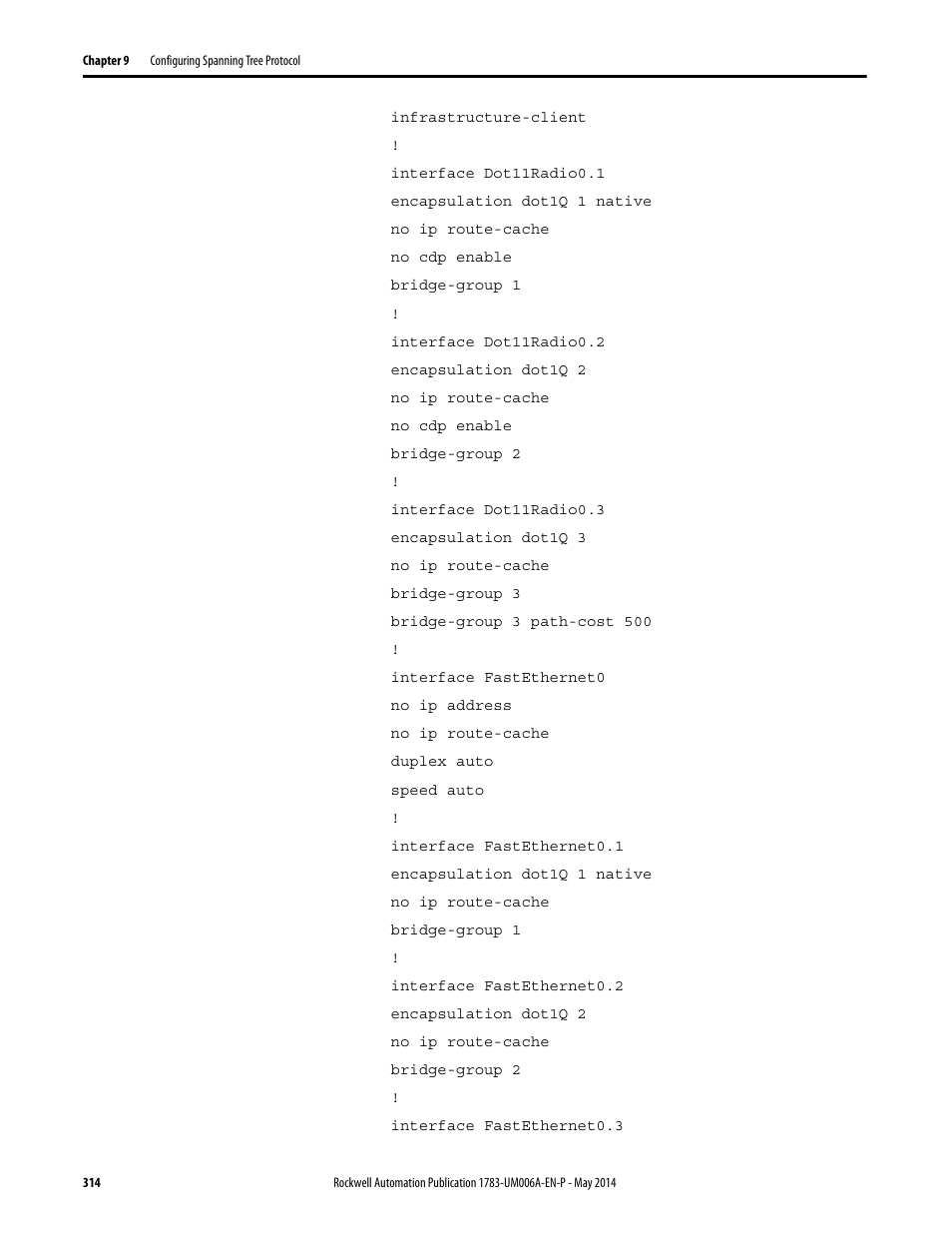 Rockwell Automation 1783-WAPxxx Stratix 5100 Wireless Access Point User Manual User Manual | Page 314 / 612