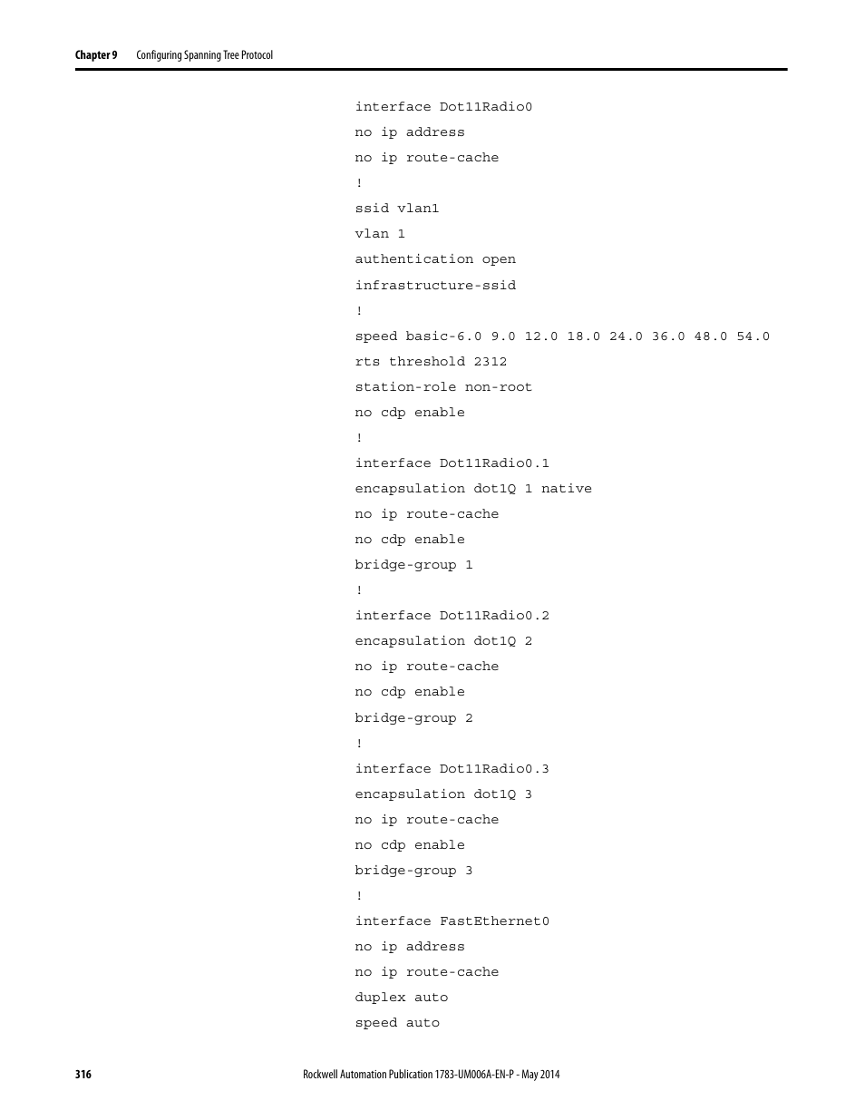 Rockwell Automation 1783-WAPxxx Stratix 5100 Wireless Access Point User Manual User Manual | Page 316 / 612