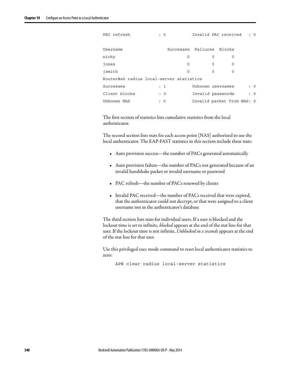 Rockwell Automation 1783-WAPxxx Stratix 5100 Wireless Access Point User Manual User Manual | Page 340 / 612