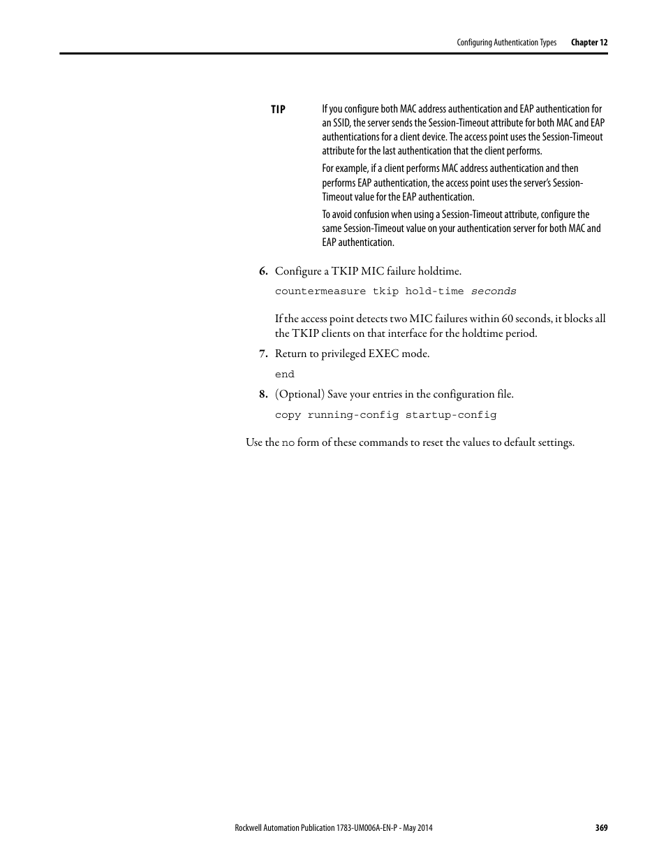 Rockwell Automation 1783-WAPxxx Stratix 5100 Wireless Access Point User Manual User Manual | Page 369 / 612