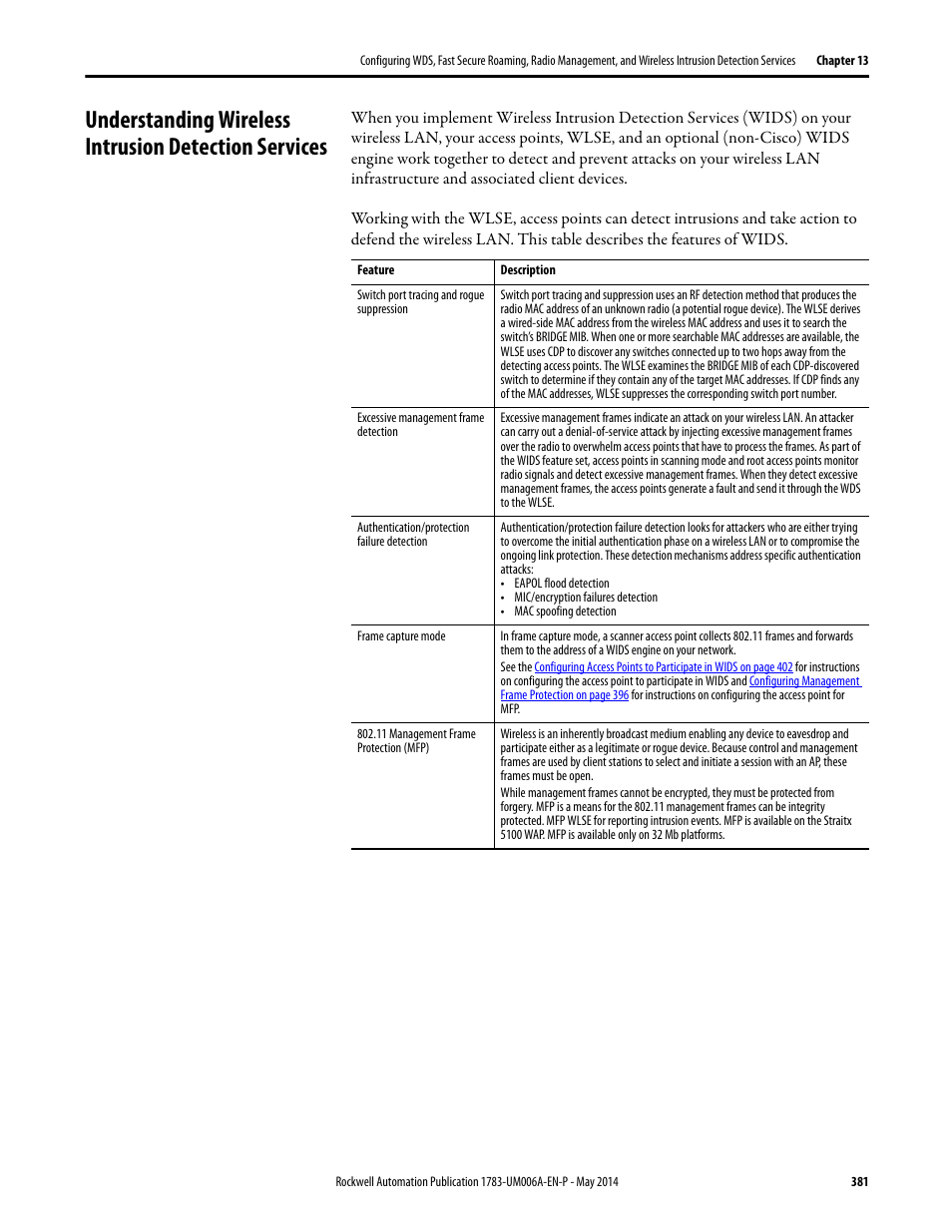 Rockwell Automation 1783-WAPxxx Stratix 5100 Wireless Access Point User Manual User Manual | Page 381 / 612