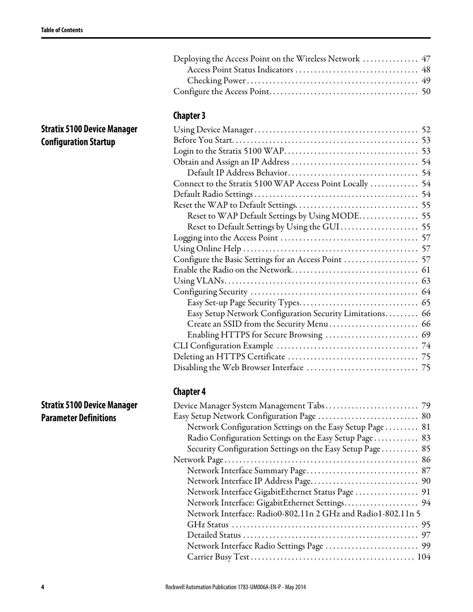 Rockwell Automation 1783-WAPxxx Stratix 5100 Wireless Access Point User Manual User Manual | Page 4 / 612