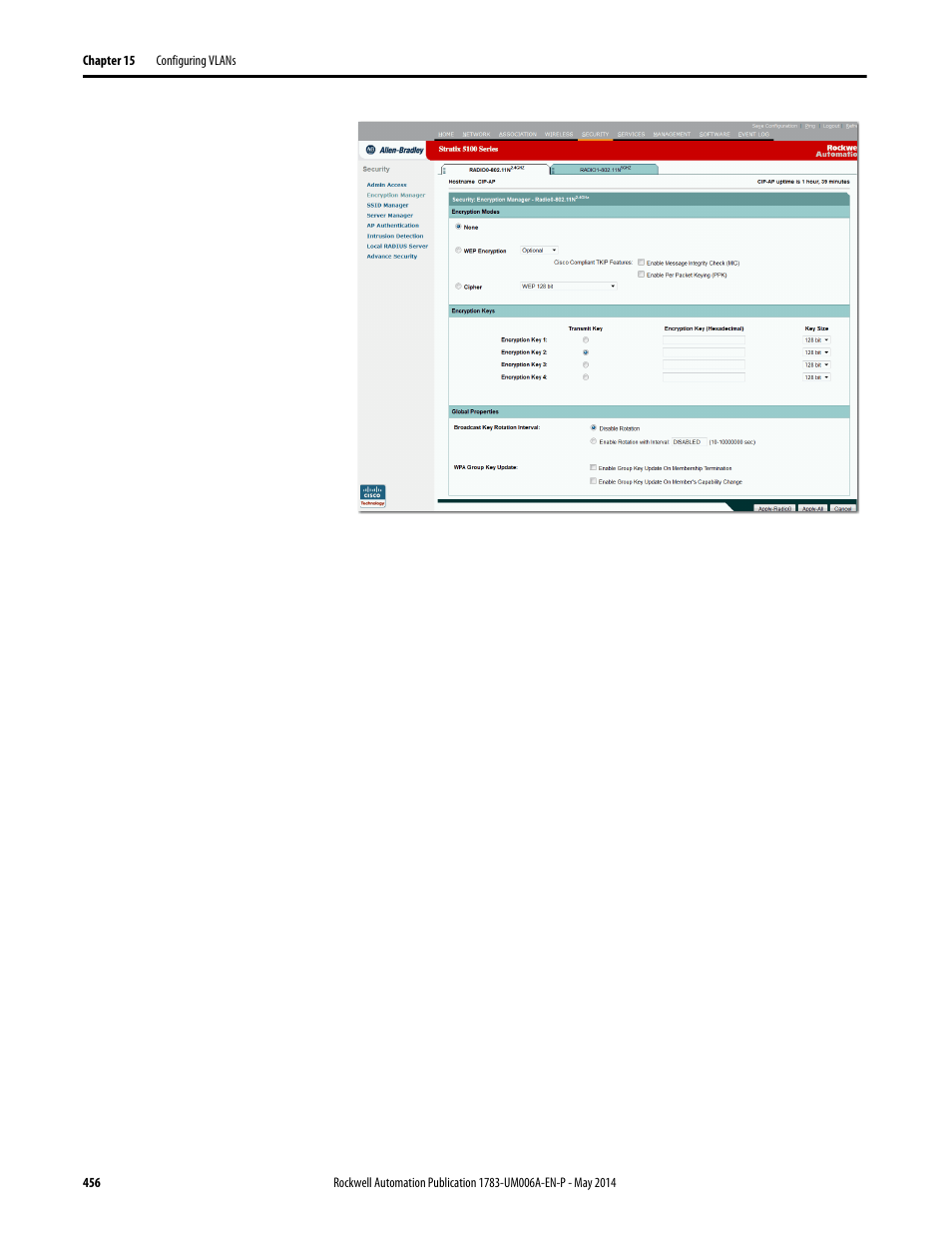 Rockwell Automation 1783-WAPxxx Stratix 5100 Wireless Access Point User Manual User Manual | Page 456 / 612