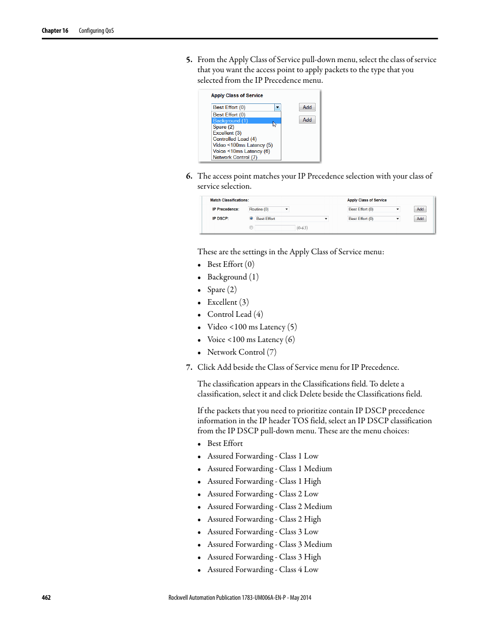 Rockwell Automation 1783-WAPxxx Stratix 5100 Wireless Access Point User Manual User Manual | Page 462 / 612