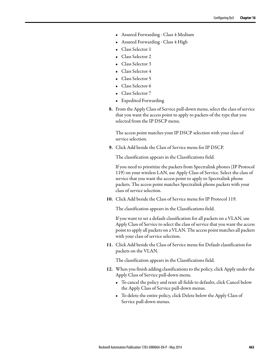 Rockwell Automation 1783-WAPxxx Stratix 5100 Wireless Access Point User Manual User Manual | Page 463 / 612