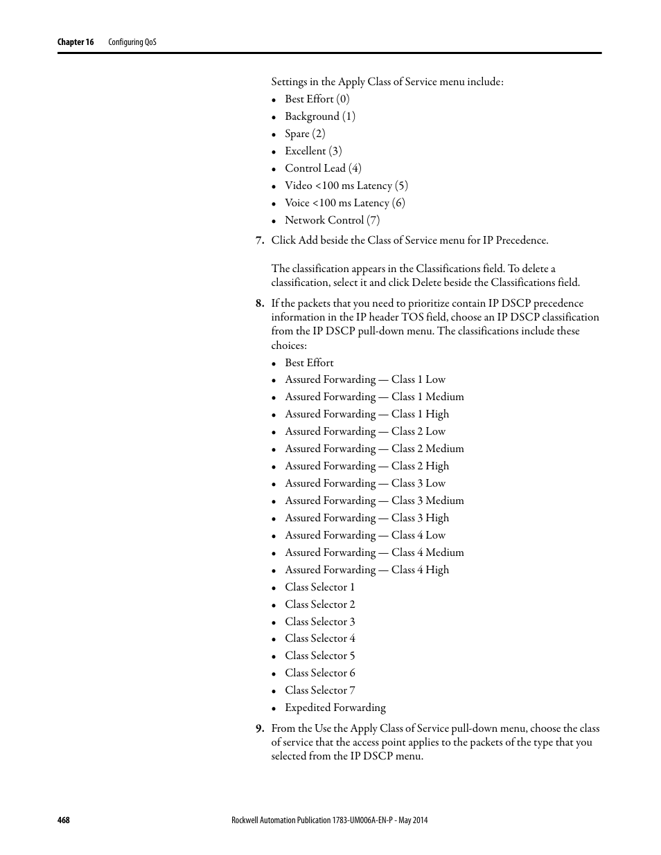 Rockwell Automation 1783-WAPxxx Stratix 5100 Wireless Access Point User Manual User Manual | Page 468 / 612