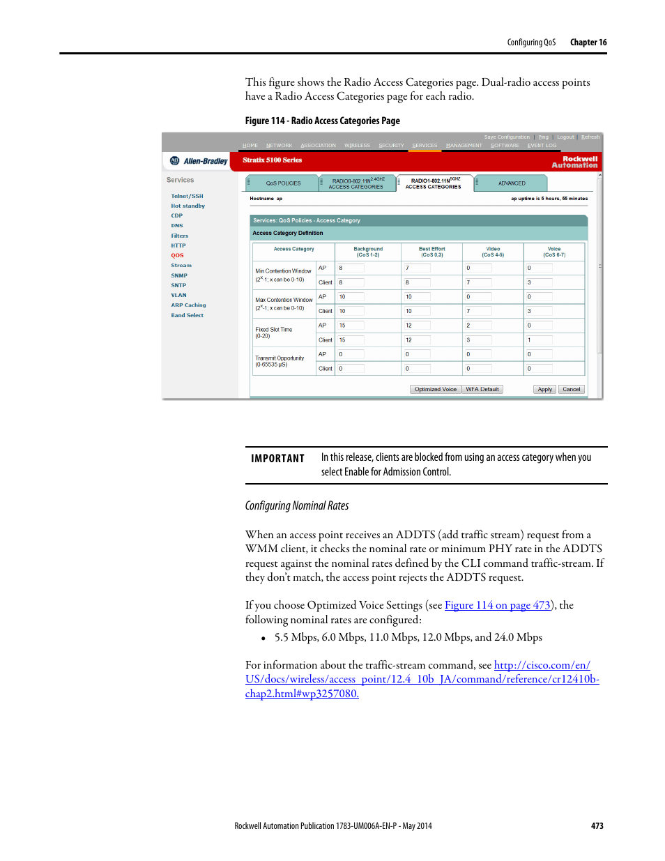 Rockwell Automation 1783-WAPxxx Stratix 5100 Wireless Access Point User Manual User Manual | Page 473 / 612