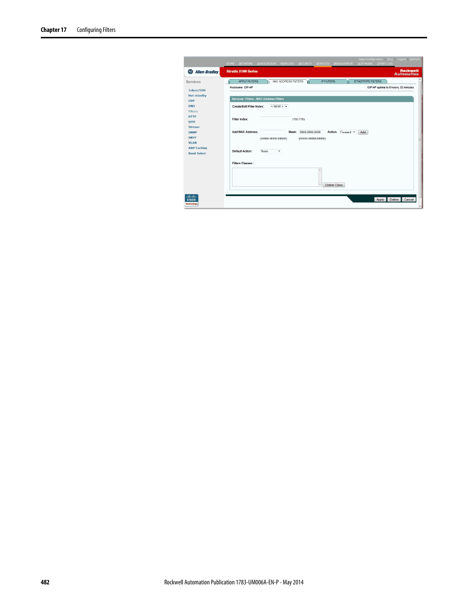 Rockwell Automation 1783-WAPxxx Stratix 5100 Wireless Access Point User Manual User Manual | Page 482 / 612