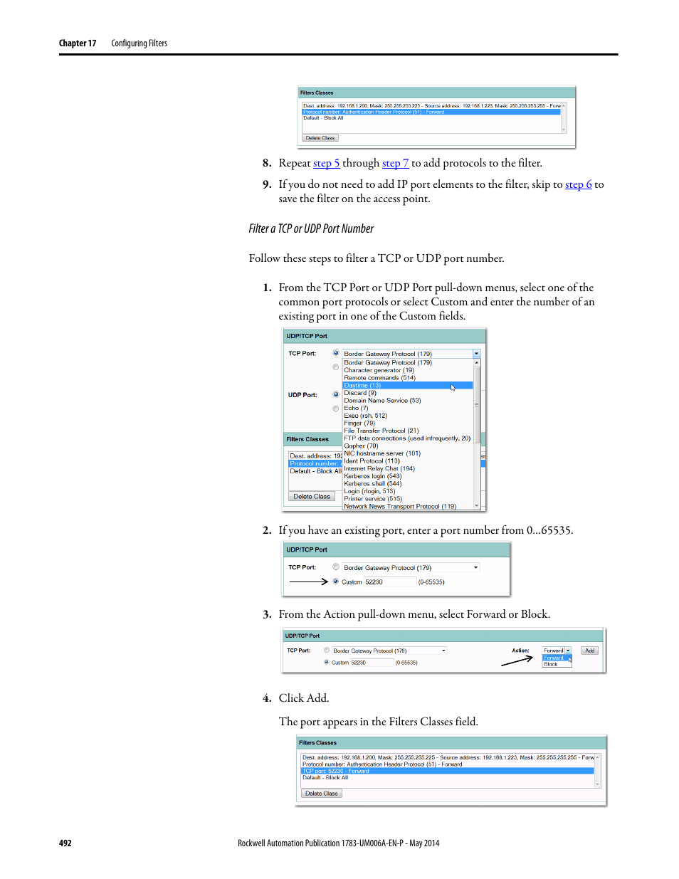 Rockwell Automation 1783-WAPxxx Stratix 5100 Wireless Access Point User Manual User Manual | Page 492 / 612