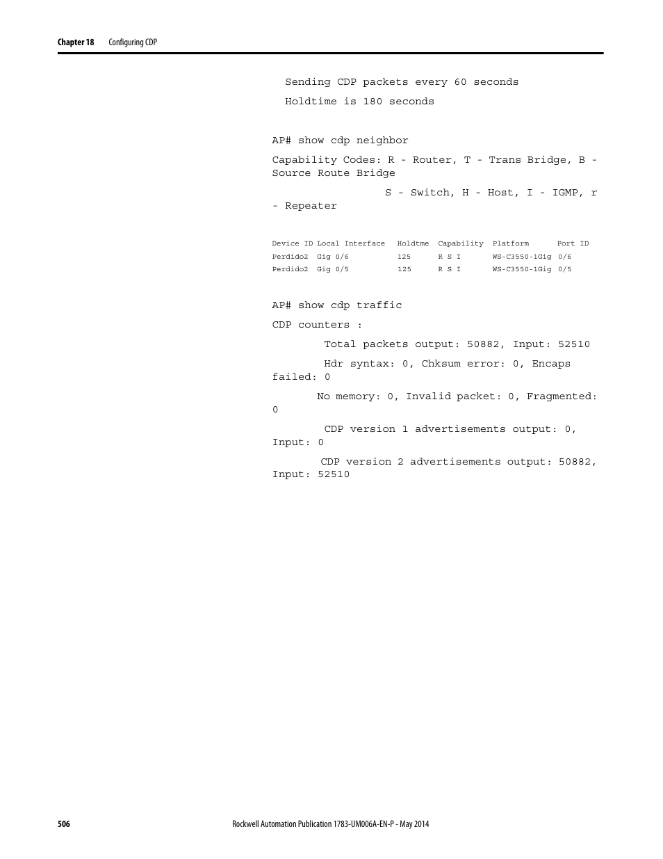 Rockwell Automation 1783-WAPxxx Stratix 5100 Wireless Access Point User Manual User Manual | Page 506 / 612