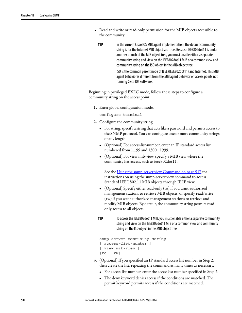Rockwell Automation 1783-WAPxxx Stratix 5100 Wireless Access Point User Manual User Manual | Page 512 / 612