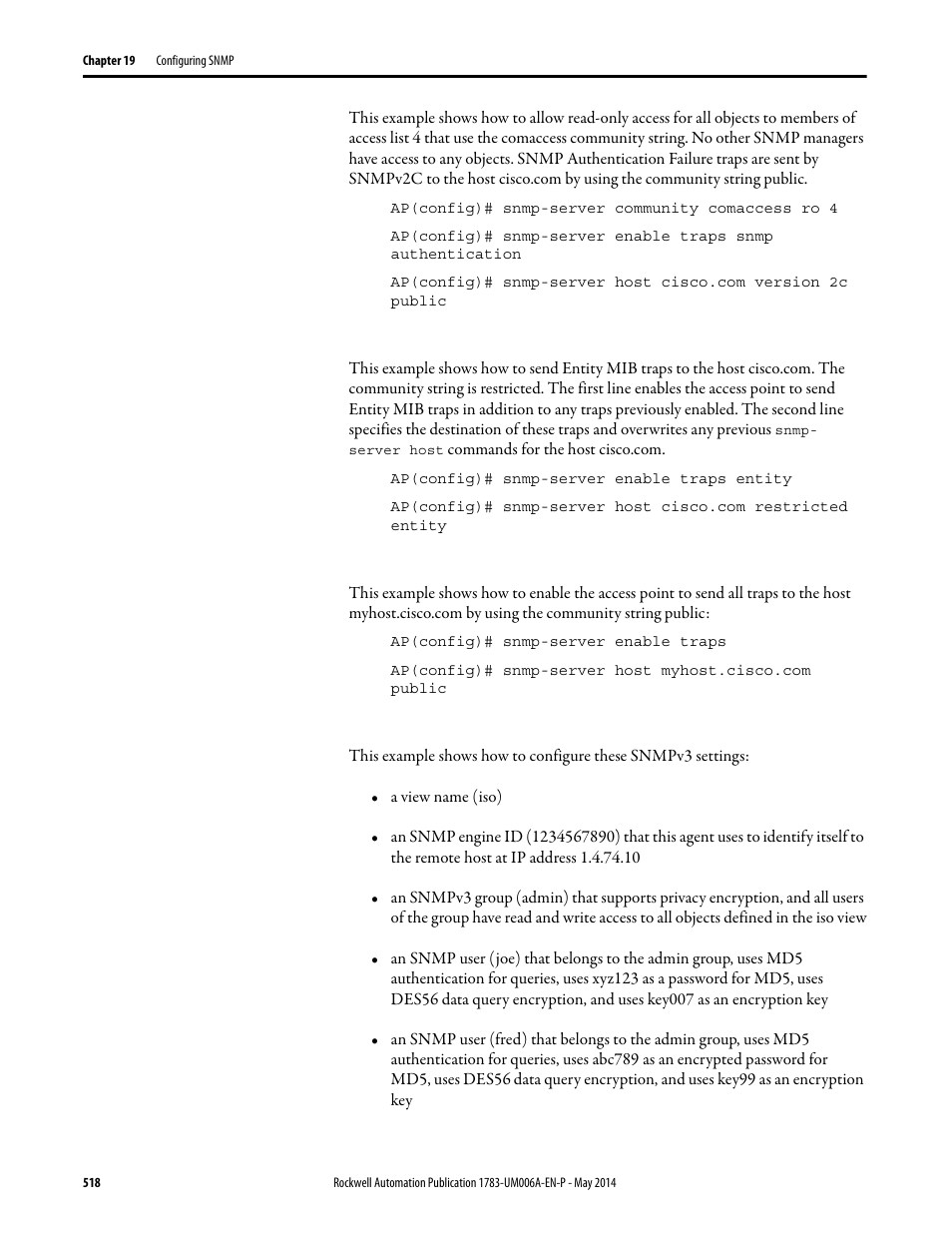 Rockwell Automation 1783-WAPxxx Stratix 5100 Wireless Access Point User Manual User Manual | Page 518 / 612