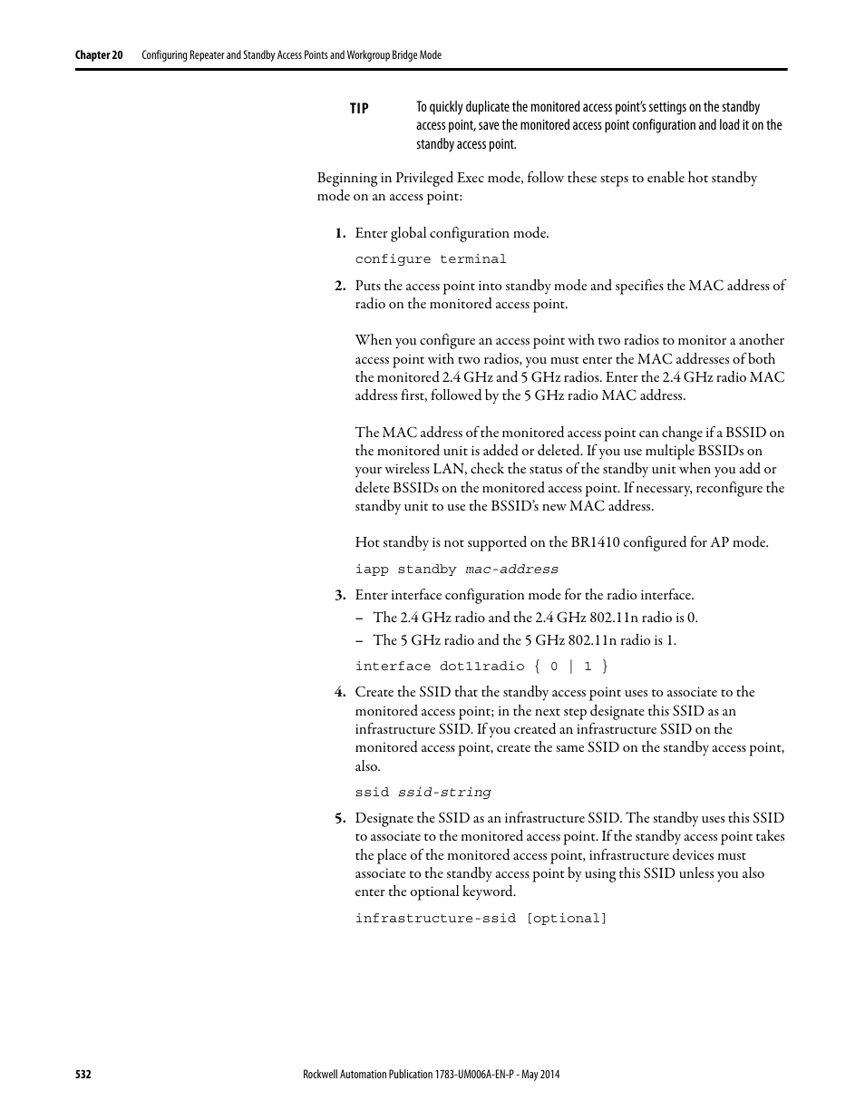 Rockwell Automation 1783-WAPxxx Stratix 5100 Wireless Access Point User Manual User Manual | Page 532 / 612