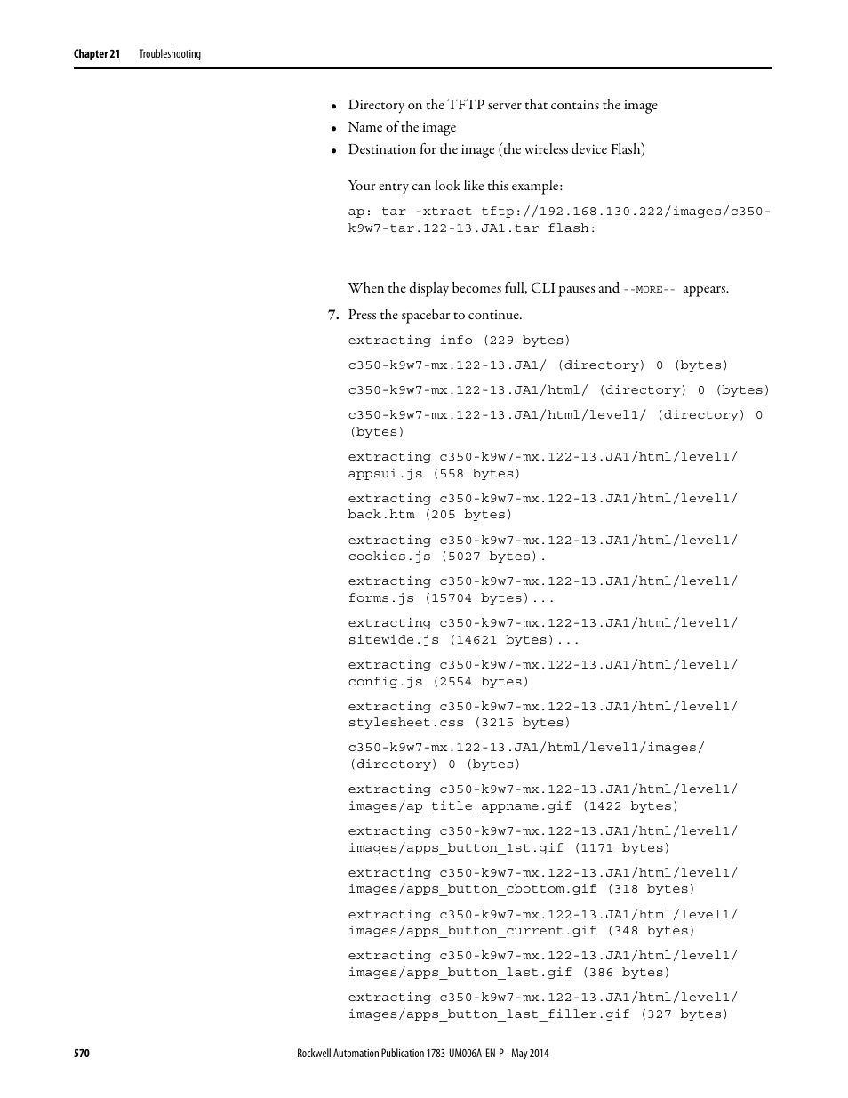 Rockwell Automation 1783-WAPxxx Stratix 5100 Wireless Access Point User Manual User Manual | Page 570 / 612
