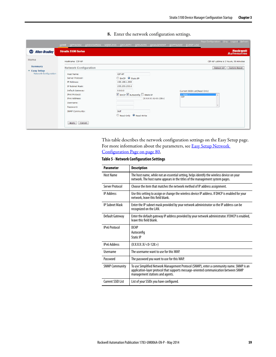 Rockwell Automation 1783-WAPxxx Stratix 5100 Wireless Access Point User Manual User Manual | Page 59 / 612