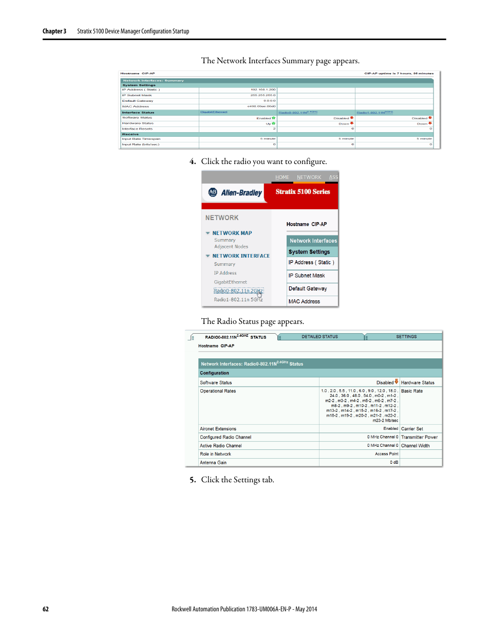 Rockwell Automation 1783-WAPxxx Stratix 5100 Wireless Access Point User Manual User Manual | Page 62 / 612