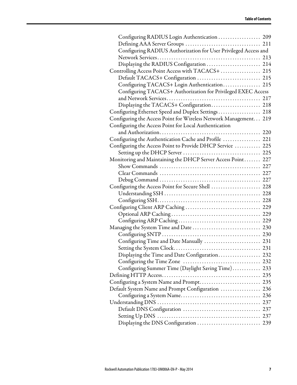 Rockwell Automation 1783-WAPxxx Stratix 5100 Wireless Access Point User Manual User Manual | Page 7 / 612