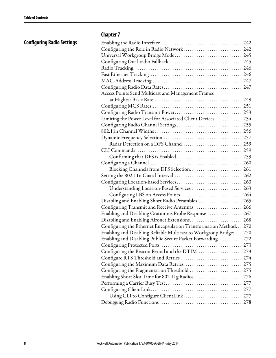 Rockwell Automation 1783-WAPxxx Stratix 5100 Wireless Access Point User Manual User Manual | Page 8 / 612