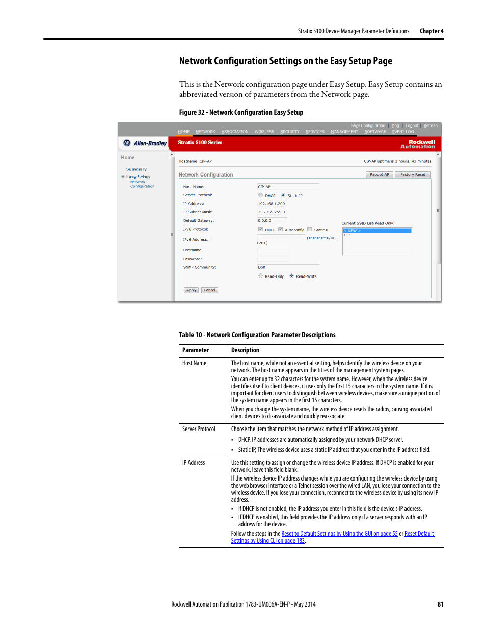 Rockwell Automation 1783-WAPxxx Stratix 5100 Wireless Access Point User Manual User Manual | Page 81 / 612