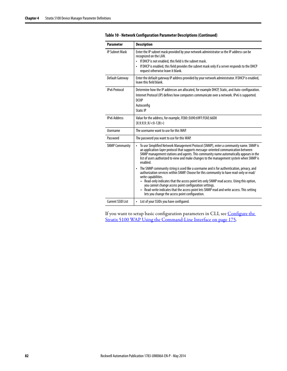 Rockwell Automation 1783-WAPxxx Stratix 5100 Wireless Access Point User Manual User Manual | Page 82 / 612