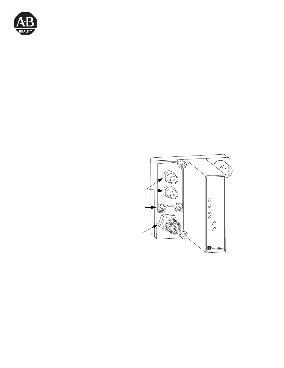 Rockwell Automation 1738-ACNR ArmorPoint ControlNet Adapter, Series A  User Manual | 14 pages