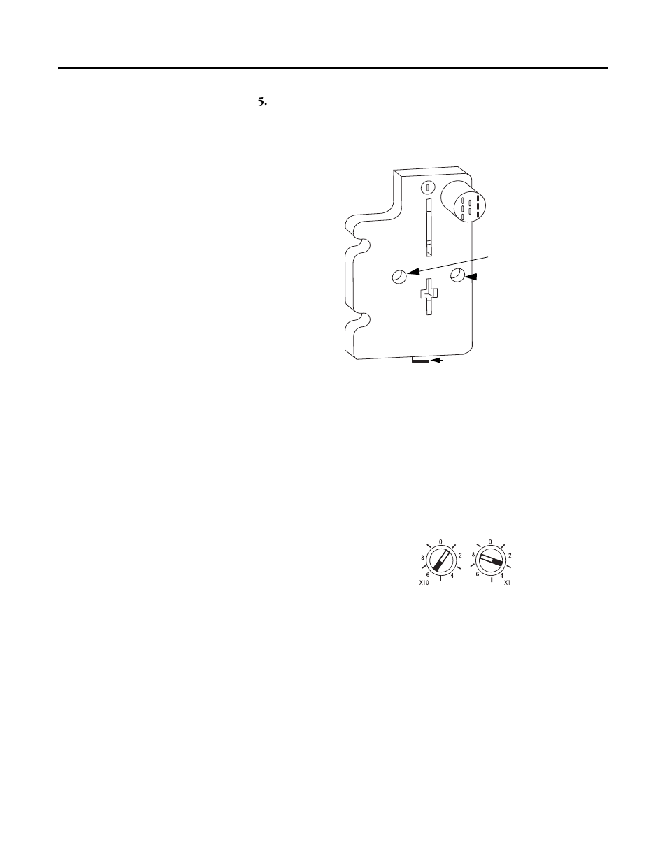 Set the node address | Rockwell Automation 1738-ACNR ArmorPoint ControlNet Adapter, Series A  User Manual | Page 6 / 14