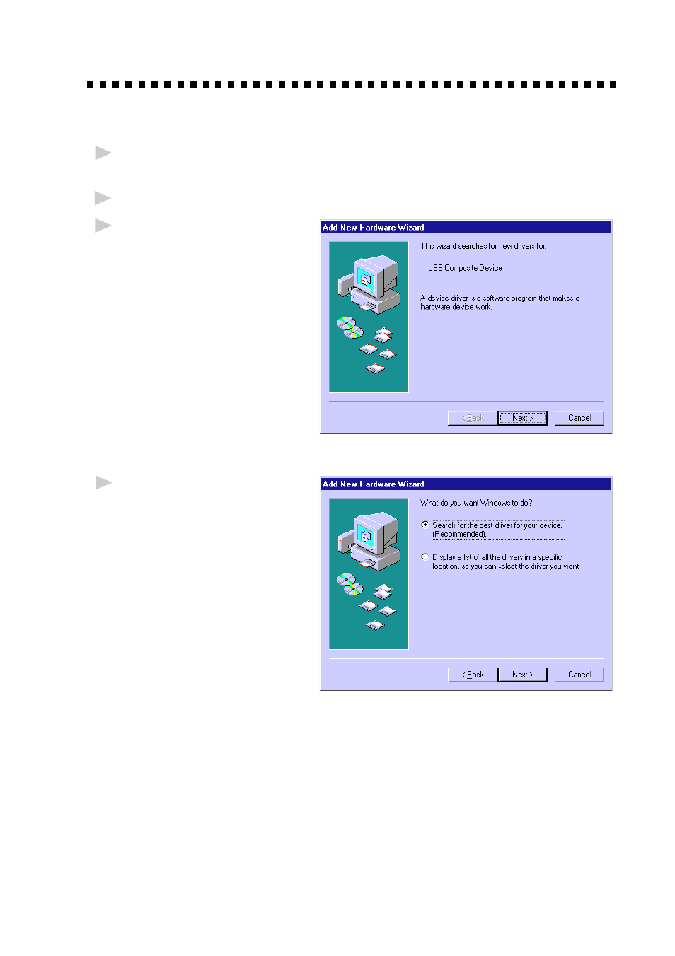 Installing printer and scanner drivers, For windows, Based pc using a usb cable | Brother DCP1200 User Manual | Page 47 / 143