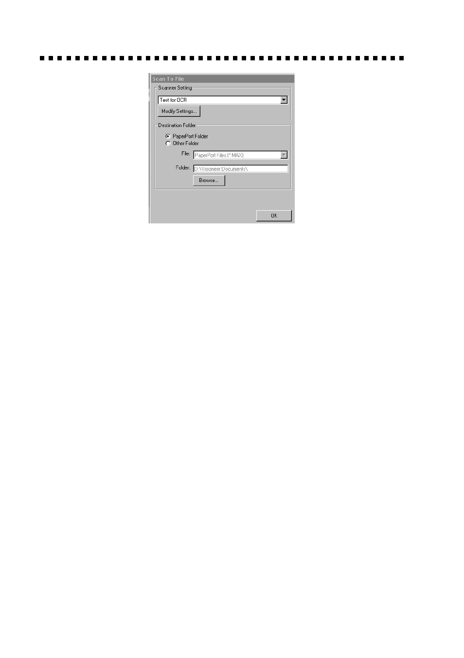 Scan to file, Scanner settings | Brother DCP1200 User Manual | Page 96 / 143