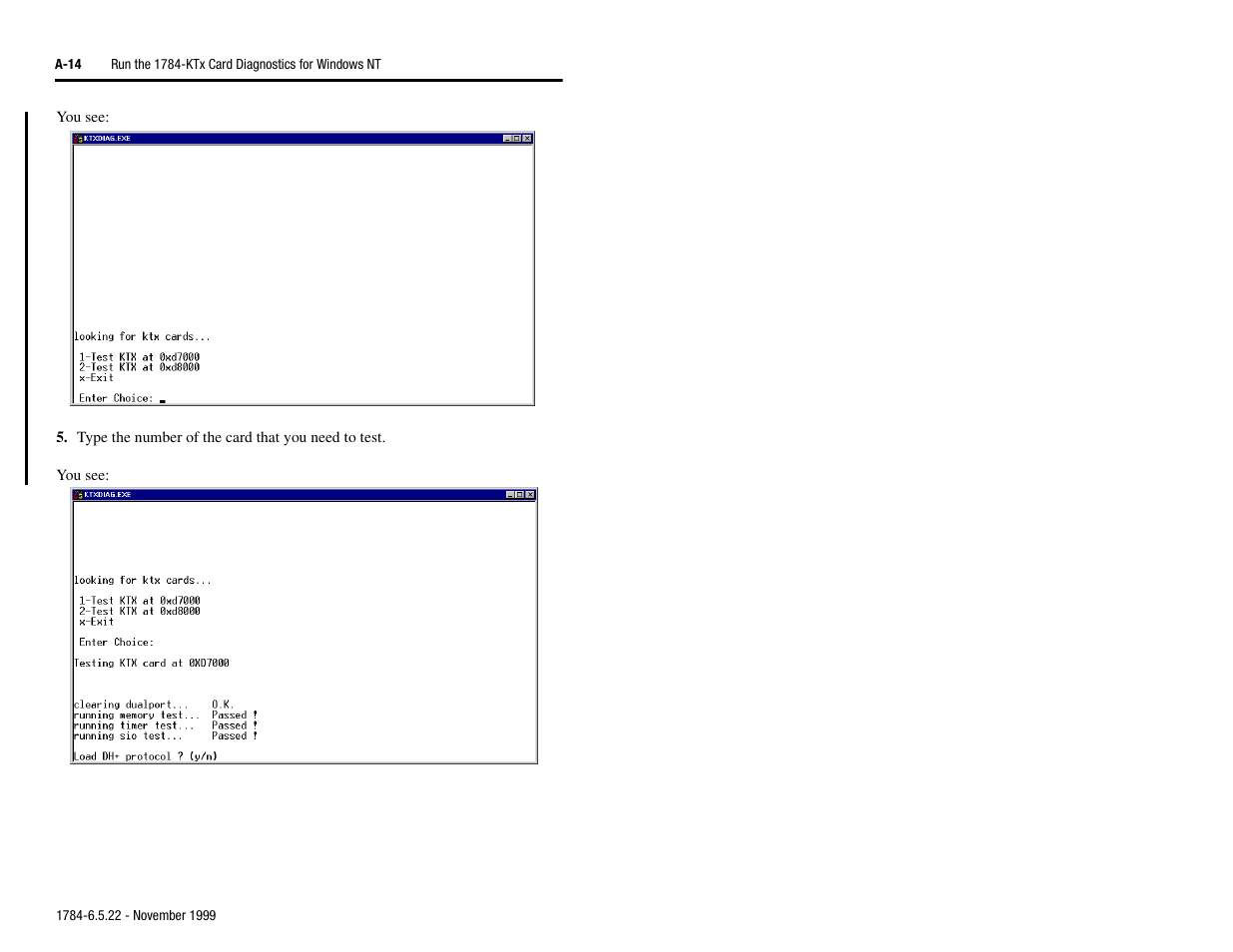 Rockwell Automation 1784-KTS_KTX_KTXD User Manual Communication Interface Card User Manual | Page 58 / 96
